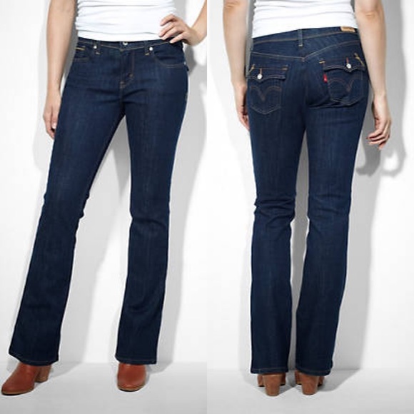 Levi’s 515 mid rise boot cut flap pocket jeans